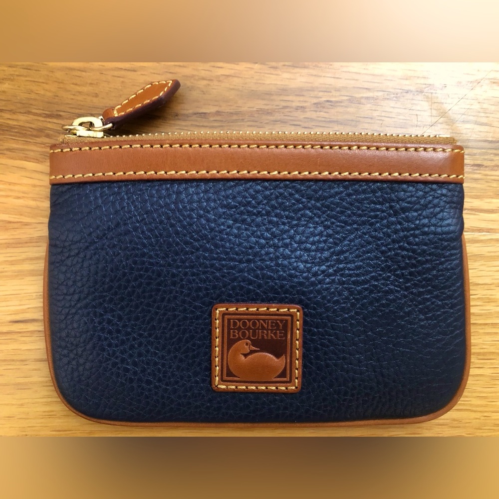 SOLD!! Dooney & Bourke pebble leather wristlet coin pouch